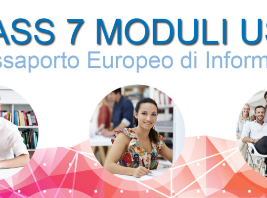 Certificazione Eipass 7 moduli user