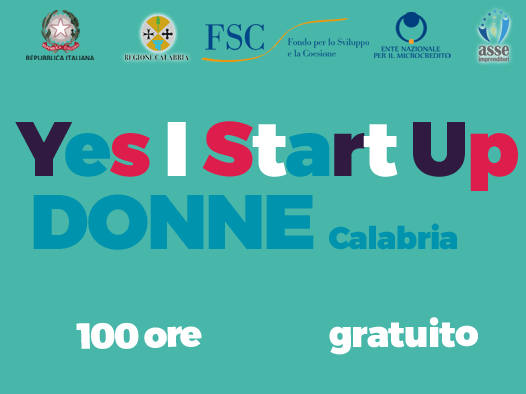 Percorso di formazione professionale Yes I Start Up Donne Calabria