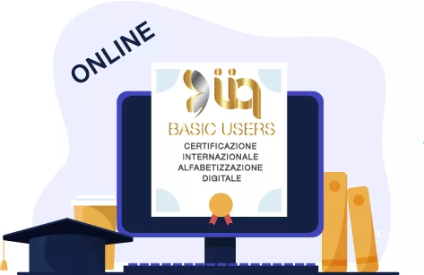 Certificazione internazionale di alfabetizzazione digitale IIQ Basic Level 7 + Skills Basic Users