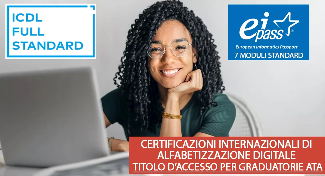 Certificazioni internazionali di alfabetizzazione digitale